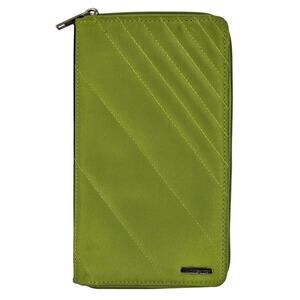 SAMSONITE GREEN PASSPORT 8 CARD AND DOCUMENT SECURE HOLDER WALLET